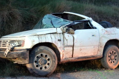 Imagen del vehículo accidentado.