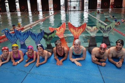 Imagen de algunos de los participantes a los cursos que la Escuela de Sirenas de Tarragona llevó a cabo en Bilbao.