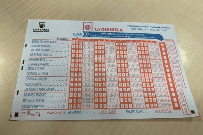 La quiniela de la jornada