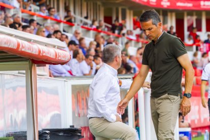 Xavi Bartolo, durant el Nàstic-Castellón corresponent a la setena jornada del campionat de Lliga (1-1).