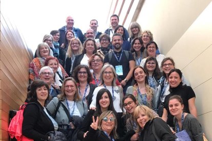 Participantes tarraconenses en el congreso de calidad asistencial.