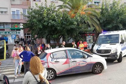 La niña no ha sufrido heridas externas evidentes, pero ha sido|estado traslada en el hospital.