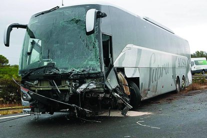 Autocar implicado en un accidente mortal durante agosto del pasado año.