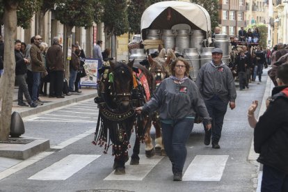 Un dels carros que es van poder veure pel nucli.