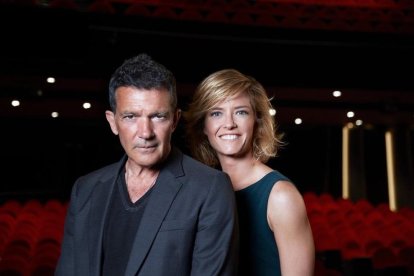 Antonio Banderas y Maria Casado.