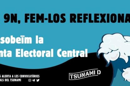 Tsunami Democrática pide que se organicen actos culturales y políticos dentro de las 10 de la noche.