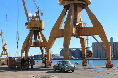 Imatge d'una de les escenes que es van rodar al Port de Tarragona