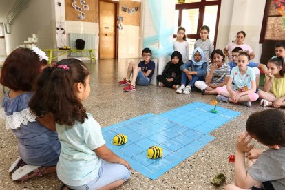 Un dels projectes que van mostrar els alumnes del centre educatiu ahir al matí.