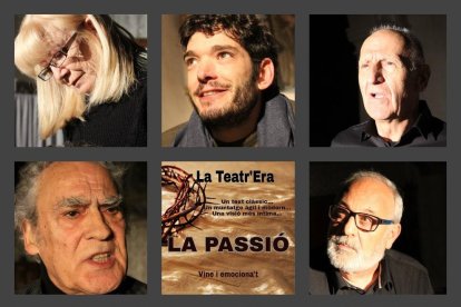 Els actors de la companyia que participen en el nou muntatge teatral.