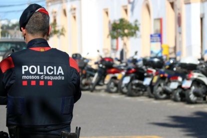 Un agent dels Mossos d'Esquadra