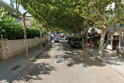 Panoràmica del carrer Verge del Pilar.