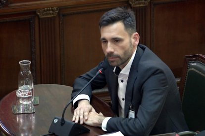 L'exdirector del CatSalut, David Elvira, declarant al Tribunal Suprem.