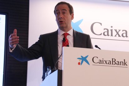 Imagen de archivo del consejero delegado de CaixaBank, Gonzalo Gortázar.