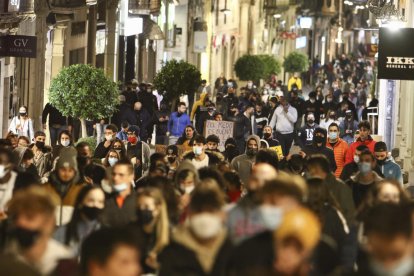 Un instante de la marcha del pasado 28 de octubre.