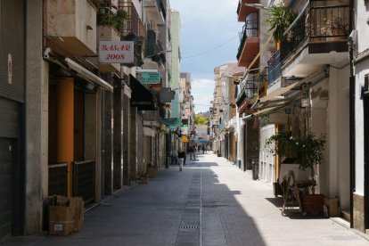 Un carrer de Calafell.