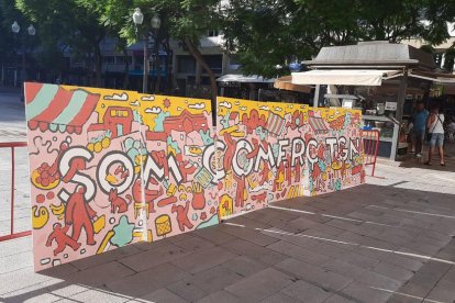 Imagen del mural participativo.