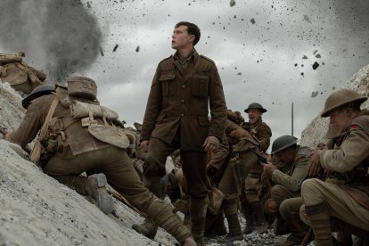 Imatge de la trinxera de la pel·lícula bèl·lica '1917' dirigida per Sam Mendes.