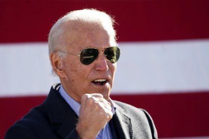 El candidat a la presidència demòcrata dels Estats Units i exvicepresident Joe Biden.