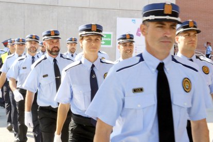 Imatge d'arxiu d'agents a l'Escola de Policia de Catalunya.