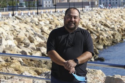 Jaume Folch dimecres passat al Moll de Llevant de Tarragona.