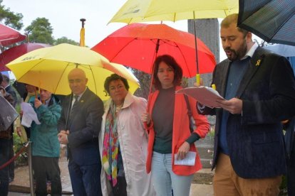 El consejero y portavoz del equipo de gobierno, Xavi Puig, durante el acto de la Diada del año pasado.