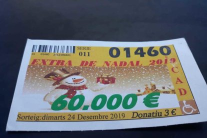 El cupón premiado que las últimas cuatro cifras coinciden con las del sorteo de la ONCE del día 24.