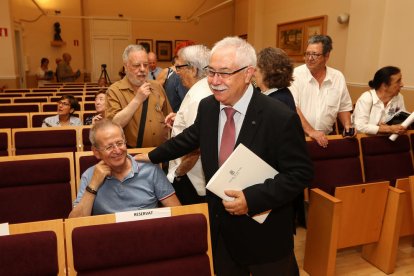 Lluís Miquel Pérez a la asamblea general de socios.