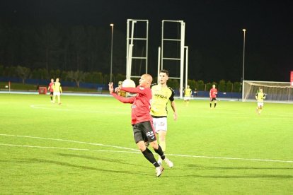 Carlos Albarrán, durant la Nucía-Nàstic