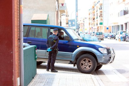 Imatge d'arxiu d'un control de vehicles a Alcanar