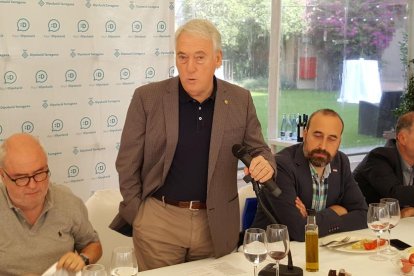 El president de la Diputació de Tarragona en funcions, Josep Poblet, ahir.