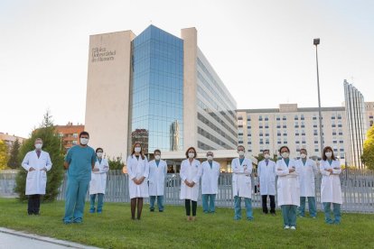 Imagen del equipo investigador de la Clínica Universidad de Navarra cedida por la universidad.