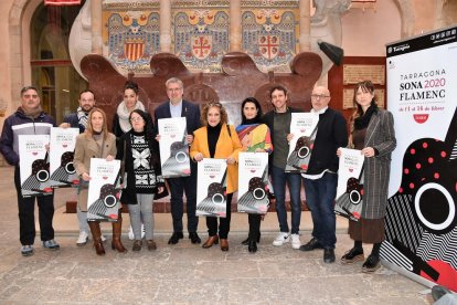 Imagen de la presentación del festival con el cartel de la edición de este año.