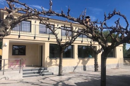 Imatge de la casa rural de Reus que ha estat habilitada per a confinaments de persones amb discapacitats.