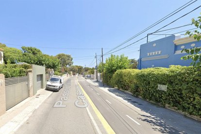 Imatge d'arxiu de la zona del passeig de Rafael de Casanovas.