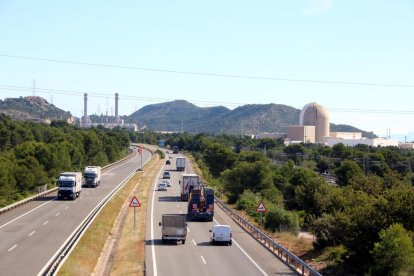 Plano general de la AP-7 en Vandellòs i Hospitalet de l'Infant (Baix Camp)