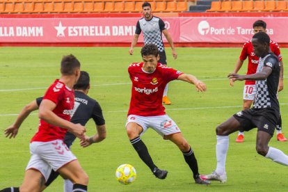 Fran Miranda, durante el Nàstic-Horta.