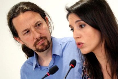 Pablo Iglesias i Irene Montero en una imatge d'arxiu.