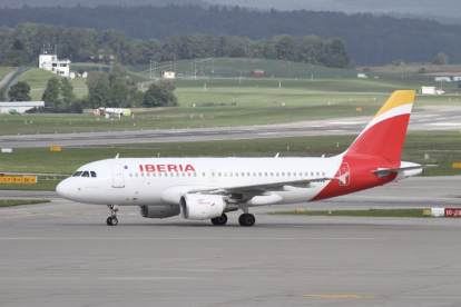 Imagen de archivo de un avión de Iberia.