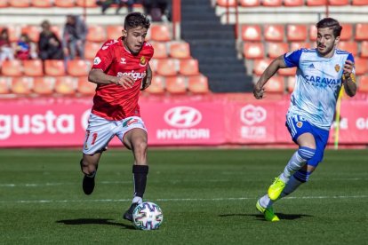 Imatge d'arxiu d'un matx entre el Nàstic i el Real Zaragoza al Nou Estadi.