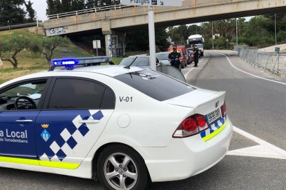 Un control en Torredembarra