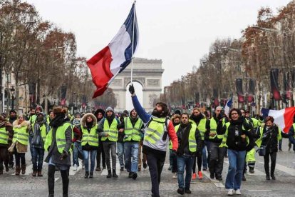 Imatge d'arxiu d'una de les manifstacions a París