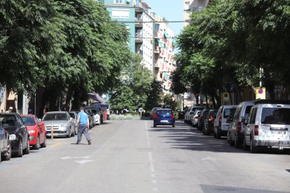 Imatge d'arxiu del carrer Mallorca, on divendres van robar 600 euros a un home de 50 anys.