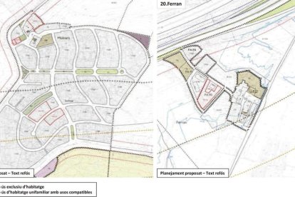 La modificació revisa la qualificació de la totalitat de les zones 14a1.