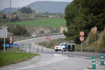 Controls a l'accés a Igualada tallats pels Mossos d'Esquadra