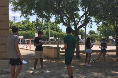 Una de las actividades del curso de francés de Gabriel Ferrater.