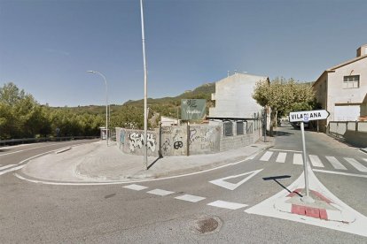 Imagen de uno de los accesos al muniicpi de Vilaplana.