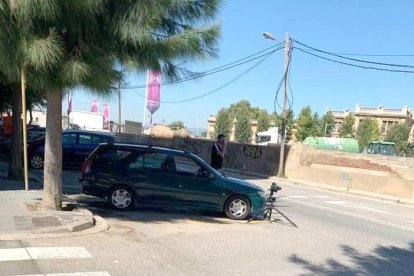 La Guardia Urbana está haciendo controles con radares mòibils pr la ciudad.