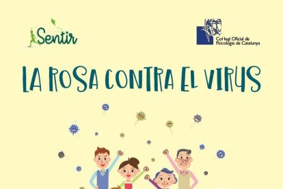 Portada del libro 'Rosa contra el virus. Cuento para explicar el Coronavirus y otros virus posibles'