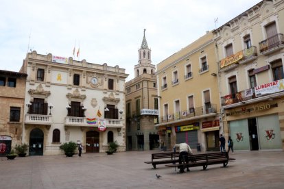 La plaça de la Vila de Vilafranca del Penedès.