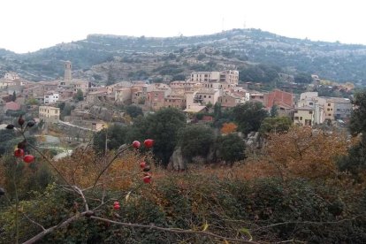 Imagen del pequeño municipio de Vilanova de Prades.